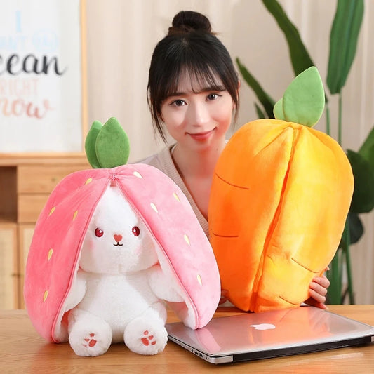 Cute Reversable Bunny Plushie